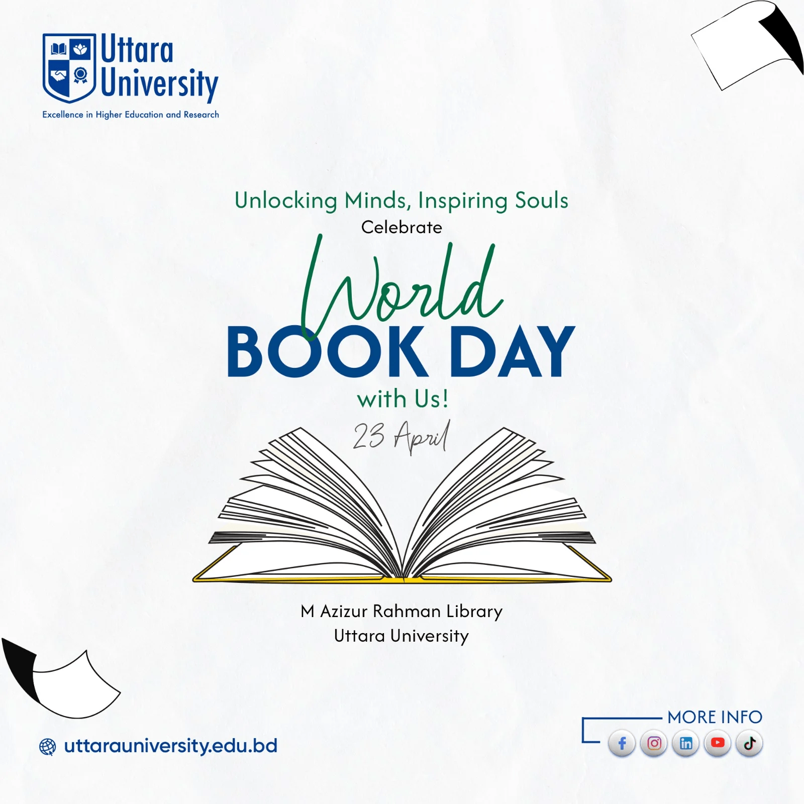 Celebrate World Book and Copyright Day with M Azizur Rahman Library Image